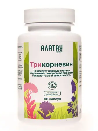 Комплекс "Трикорневин", 60 капсул Комплекс "Трикорневин", 60 капсул