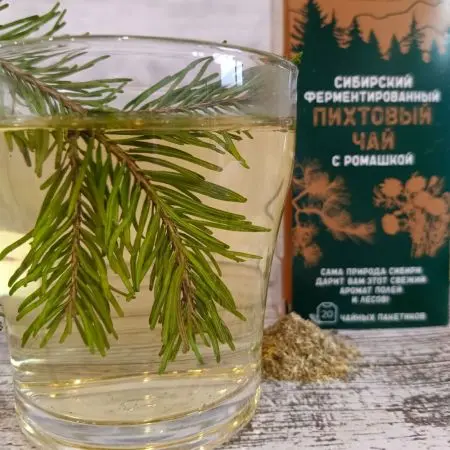 Чай пихтовый с ромашкой Чай пихтовый с ромашкой