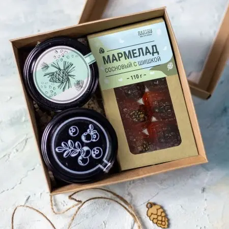 Подарочный набор «С брусникой» Подарочный набор «С брусникой»