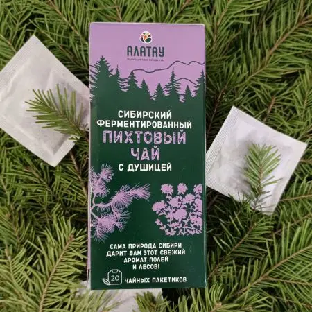 Чай пихтовый с душицей Чай пихтовый с душицей